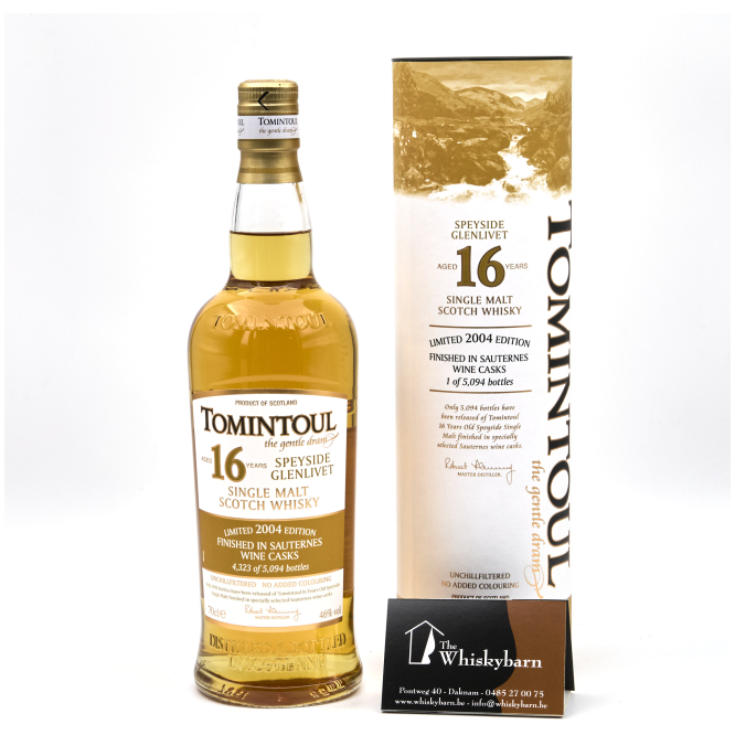 Tomintoul 16y sauternes