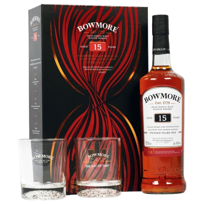 bowmore 15 giftpack